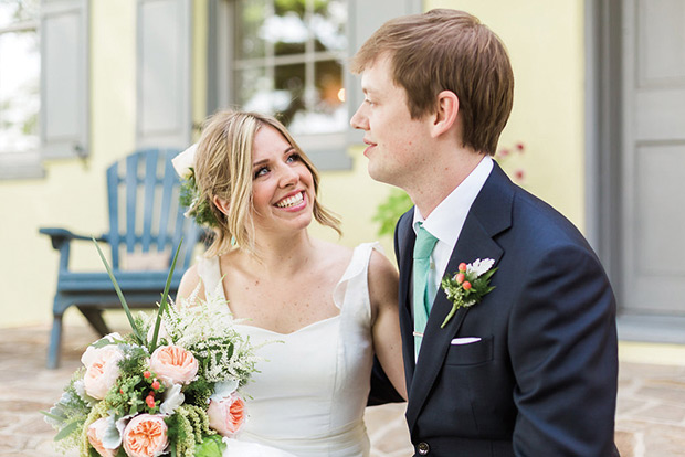 Natalie and Jeff's beautiful Summer back garden wedding by Lauren Fair | onefabday.com