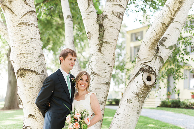 Natalie and Jeff's beautiful Summer back garden wedding by Lauren Fair | onefabday.com