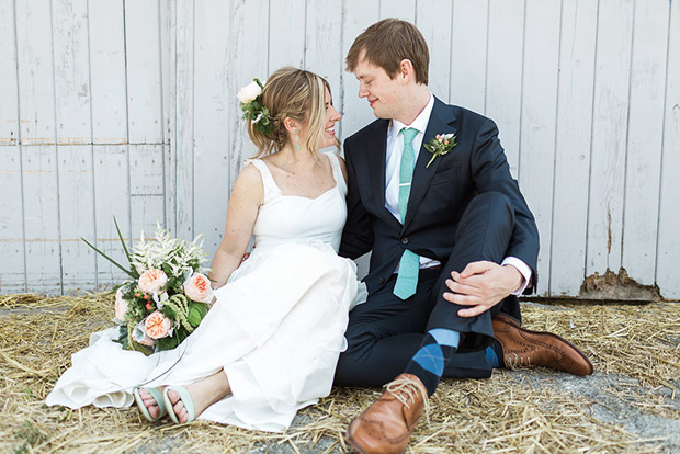 Natalie and Jeff's beautiful Summer back garden wedding by Lauren Fair | onefabday.com