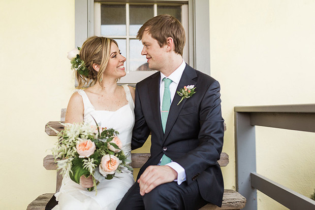 Natalie and Jeff's beautiful Summer back garden wedding by Lauren Fair | onefabday.com