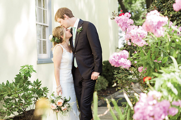 Natalie and Jeff's beautiful Summer back garden wedding by Lauren Fair | onefabday.com