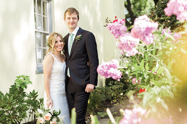 Natalie and Jeff's beautiful Summer back garden wedding by Lauren Fair | onefabday.com