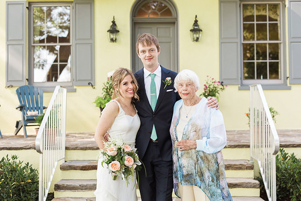 Natalie and Jeff's beautiful Summer back garden wedding by Lauren Fair | onefabday.com