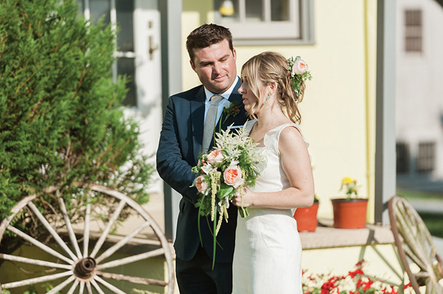 Natalie and Jeff's beautiful Summer back garden wedding by Lauren Fair | onefabday.com