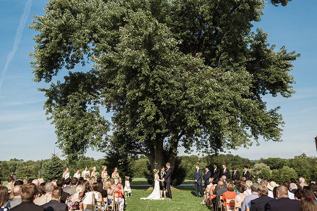 Natalie and Jeff's beautiful Summer back garden wedding by Lauren Fair | onefabday.com