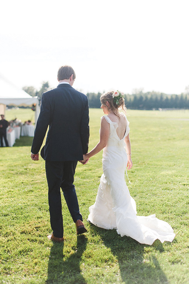 Natalie and Jeff's beautiful Summer back garden wedding by Lauren Fair | onefabday.com