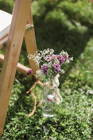 Natalie and Jeff's beautiful Summer back garden wedding by Lauren Fair | onefabday.com