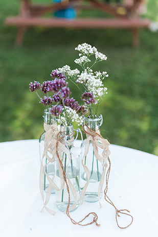 Natalie and Jeff's beautiful Summer back garden wedding by Lauren Fair | onefabday.com