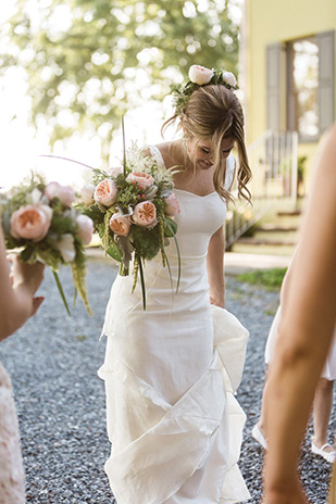 Natalie and Jeff's beautiful Summer back garden wedding by Lauren Fair | onefabday.com