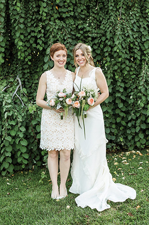 Natalie and Jeff's beautiful Summer back garden wedding by Lauren Fair | onefabday.com