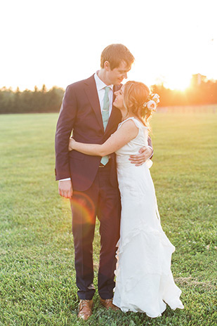 Natalie and Jeff's beautiful Summer back garden wedding by Lauren Fair | onefabday.com