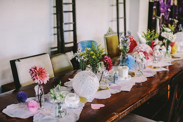 Lex and Dave's Super Colour Pop Industrial Style Wedding at Studio Neon Australia by Lara Hotz | see the full wedding on onefabday.com