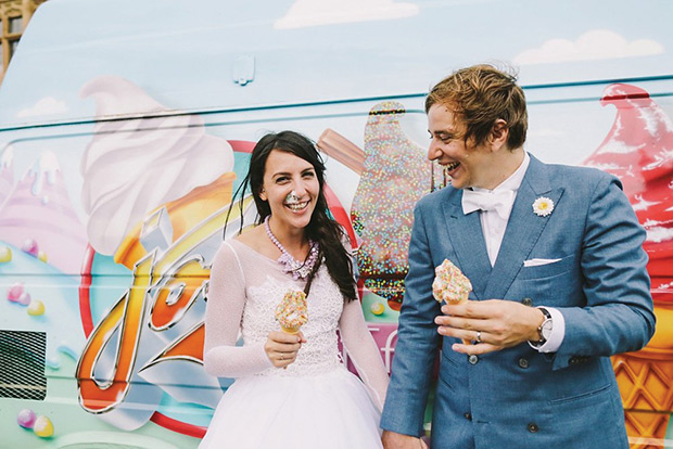 Lex and Dave's Super Colour Pop Industrial Style Wedding at Studio Neon Australia by Lara Hotz | see the full wedding on onefabday-com.go-vip.net