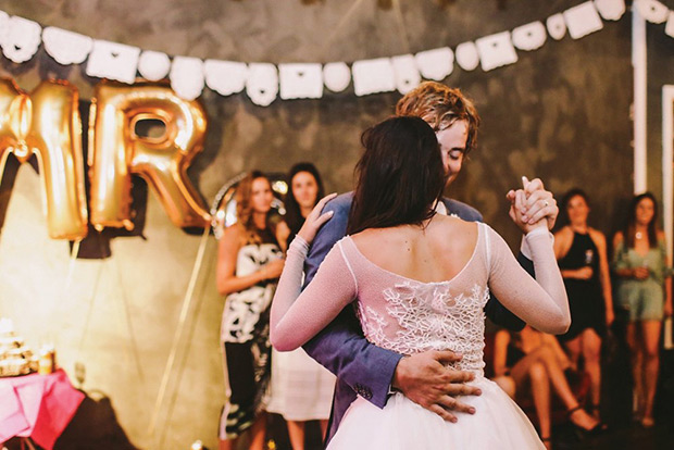 Lex and Dave's Super Colour Pop Industrial Style Wedding at Studio Neon Australia by Lara Hotz | see the full wedding on onefabday.com