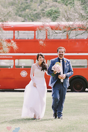 Lex and Dave's Super Colour Pop Industrial Style Wedding at Studio Neon Australia by Lara Hotz | see the full wedding on onefabday.com