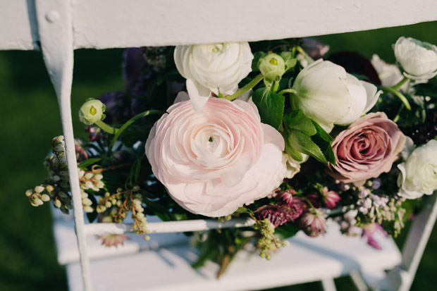 beautiful ceremony blooms by The Informal Florist | Mackenzie and Derby's Beautiful Dublin City Wedding at House by Simple Tapestry | see the full wedding at onefabday.com