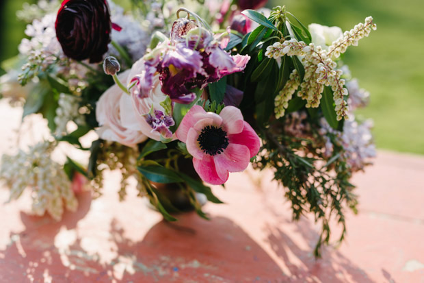 beautiful ceremony blooms by The Informal Florist | Mackenzie and Derby's Beautiful Dublin City Wedding at House by Simple Tapestry | see the full wedding at onefabday.com