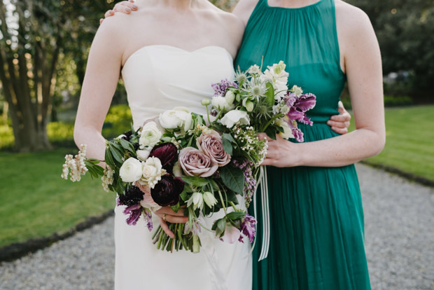 green bridesmaids dresses | Mackenzie and Derby's Beautiful Dublin City Wedding at House by Simple Tapestry | see the full wedding at onefabday.com