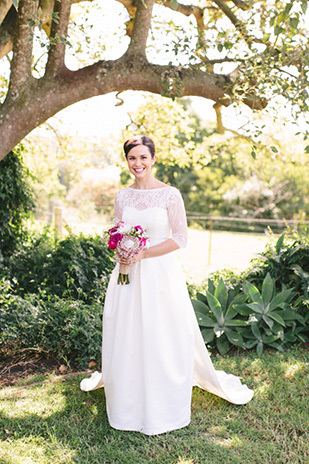 Matt and Amelia's Pretty Pink DIY Barn Wedding by White Images | see the full wedding over at onefabday.com