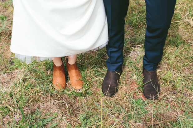 Matt and Amelia's Pretty Pink DIY Barn Wedding by White Images | see the full wedding over at onefabday.com