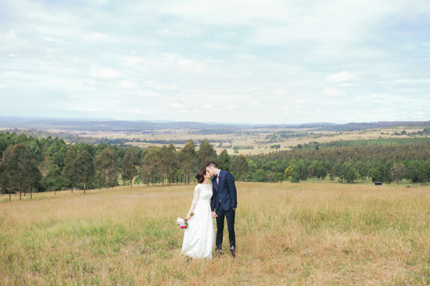 Matt and Amelia's Pretty Pink DIY Barn Wedding by White Images | see the full wedding over at onefabday.com