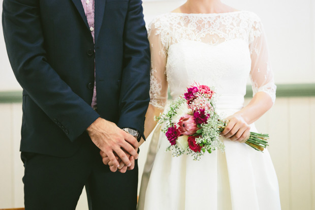 Matt and Amelia's Pretty Pink DIY Barn Wedding by White Images | see the full wedding over at onefabday.com