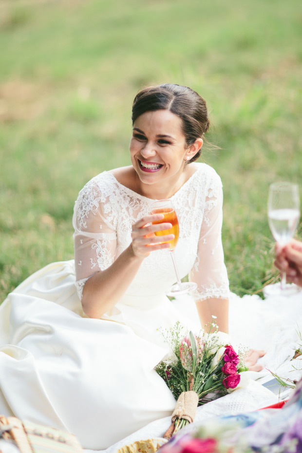 Matt and Amelia's Pretty Pink DIY Barn Wedding by White Images | see the full wedding over at onefabday.com