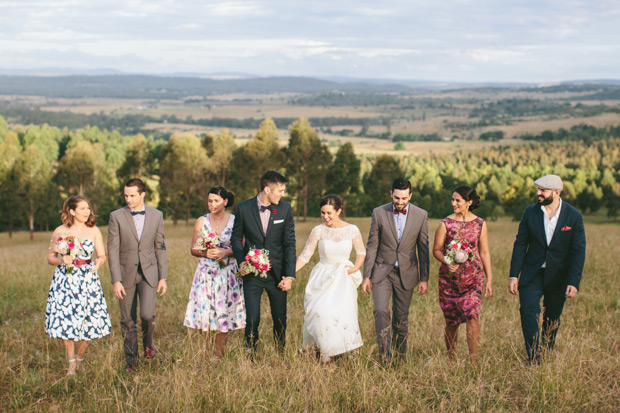 Matt and Amelia's Pretty Pink DIY Barn Wedding by White Images | see the full wedding over at onefabday.com