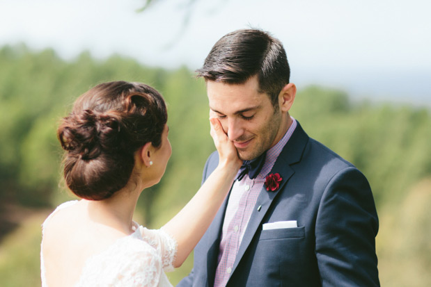 Matt and Amelia's Pretty Pink DIY Barn Wedding by White Images | see the full wedding over at onefabday.com