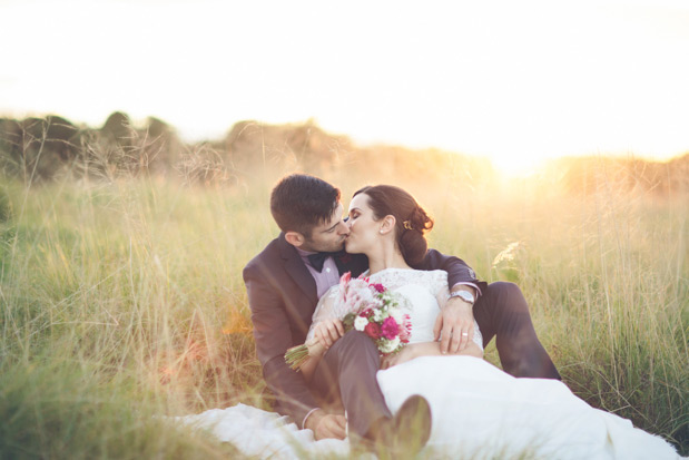 Matt and Amelia's Pretty Pink DIY Barn Wedding by White Images | see the full wedding over at onefabday.com