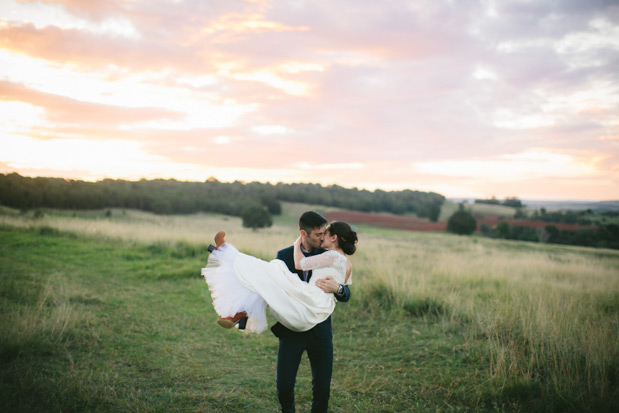 Matt and Amelia's Pretty Pink DIY Barn Wedding by White Images | see the full wedding over at onefabday.com