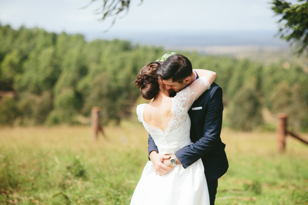 Matt and Amelia's Pretty Pink DIY Barn Wedding by White Images | see the full wedding over at onefabday.com