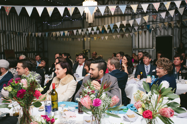 Matt and Amelia's Pretty Pink DIY Barn Wedding by White Images | see the full wedding over at onefabday.com