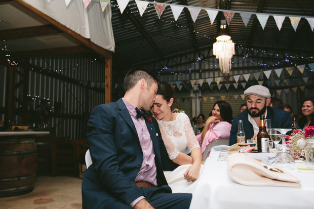 Matt and Amelia's Pretty Pink DIY Barn Wedding by White Images | see the full wedding over at onefabday.com