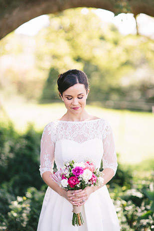 Matt and Amelia's Pretty Pink DIY Barn Wedding by White Images | see the full wedding over at onefabday.com