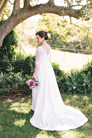 Matt and Amelia's Pretty Pink DIY Barn Wedding by White Images | see the full wedding over at onefabday.com