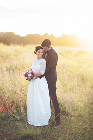 Matt and Amelia's Pretty Pink DIY Barn Wedding by White Images | see the full wedding over at onefabday.com