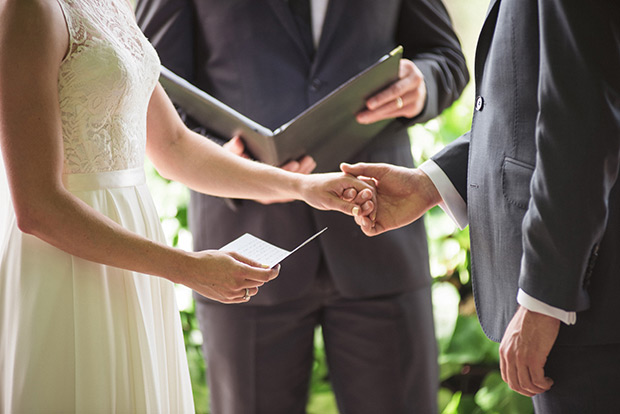 Maria and Mark's pretty in pink and floral wedding by Meridith Lord Photography | onefabday.com