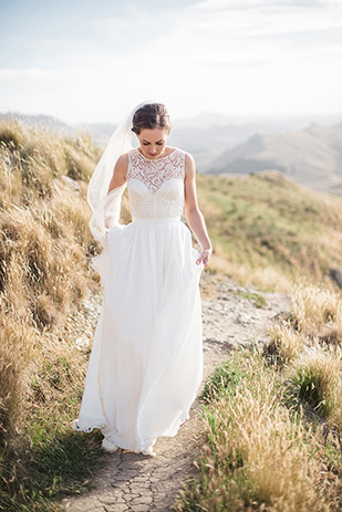 Maria and Mark's pretty in pink and floral wedding by Meridith Lord Photography | onefabday.com