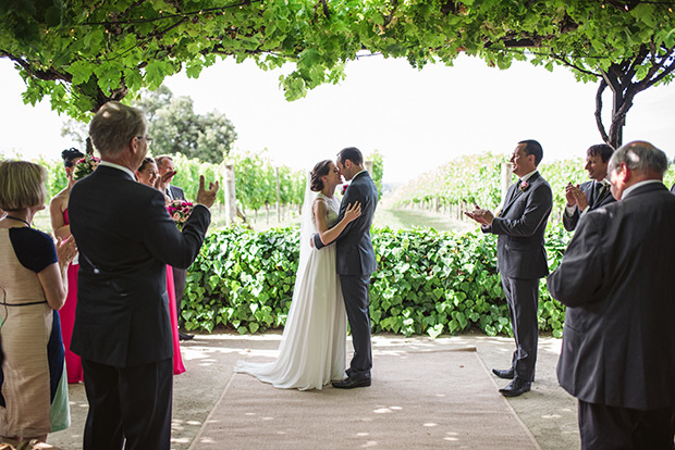 Maria and Mark's pretty in pink and floral wedding by Meridith Lord Photography | onefabday.com