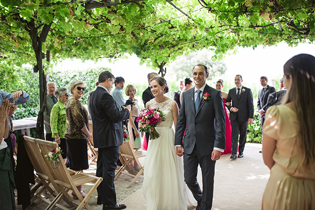 Maria and Mark's pretty in pink and floral wedding by Meridith Lord Photography | onefabday.com