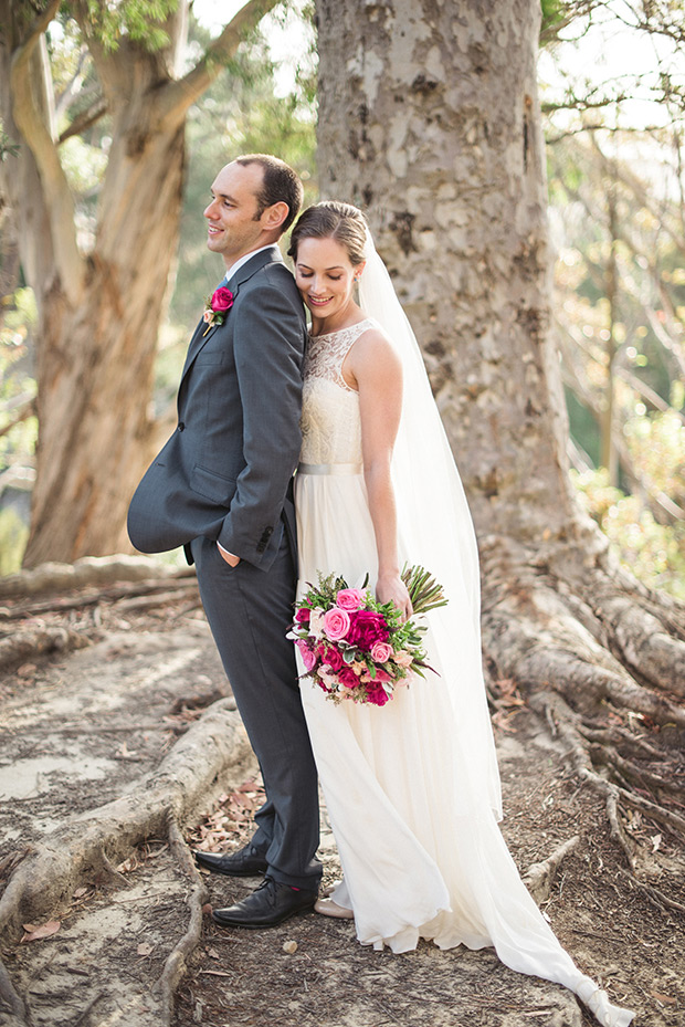 Maria and Mark's pretty in pink and floral wedding by Meridith Lord Photography | onefabday.com