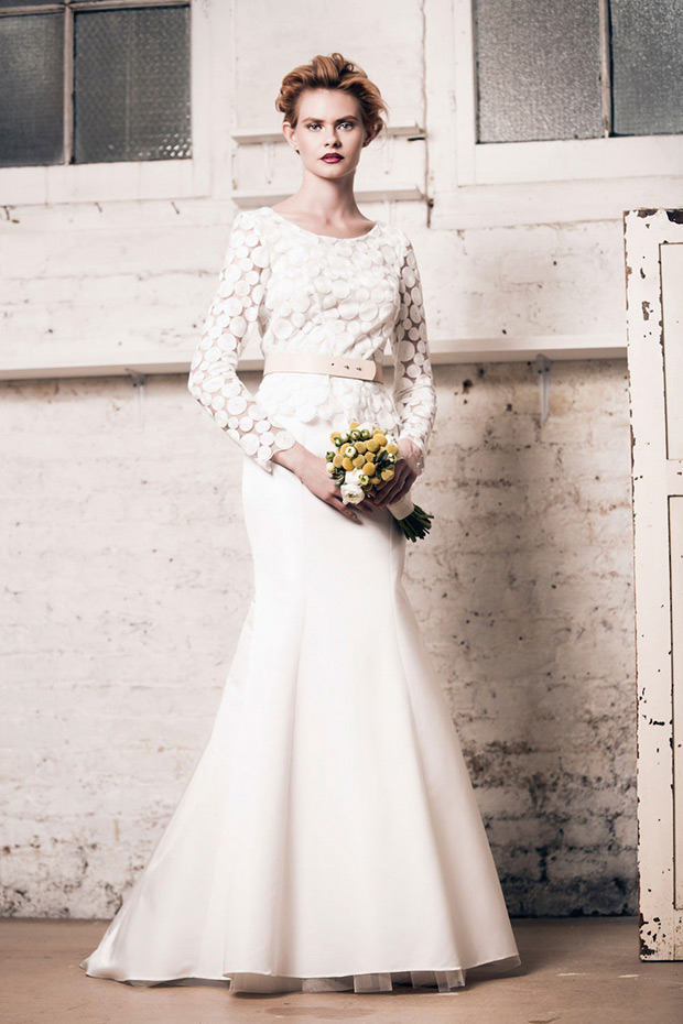 Angelina Top and Meryl Skirt by Muscat London 2015 Bridal Collection see the rest of the collection on onefabday.com 