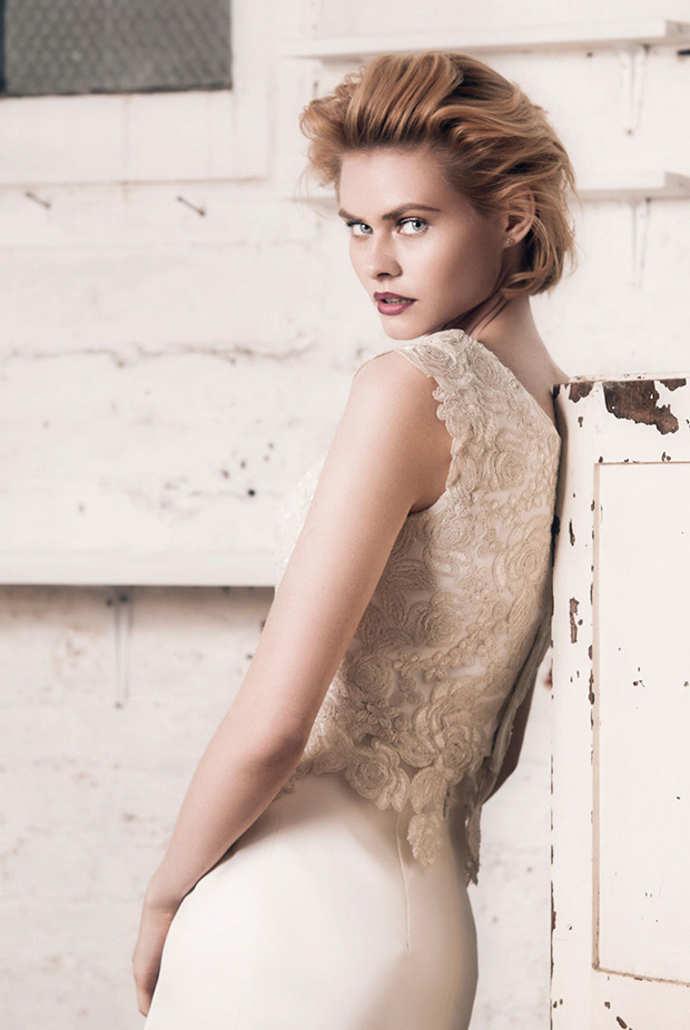 Helen Top and Jessie Skirt by Muscat London 2015 Bridal Collection see the rest of the collection on onefabday.com 