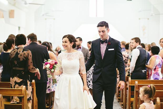 Matt and Amelia's Pretty Pink DIY Barn Wedding by White Images | see the full wedding over at onefabday.com