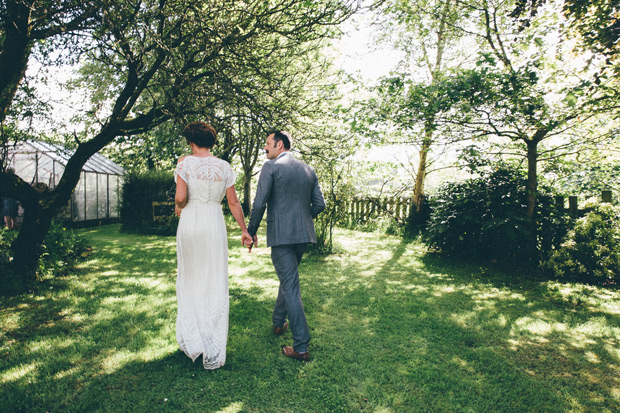 Laura and Johnny's DIY tipi backyard fun wedding by Claire Byrne Photography | onefabday.com