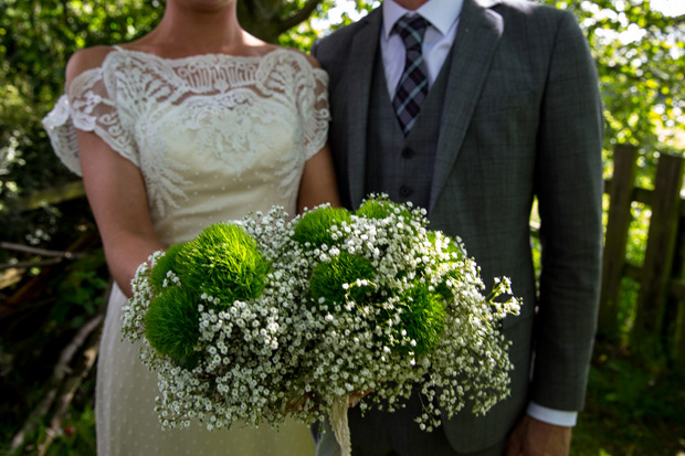 Laura and Johnny's DIY tipi backyard fun wedding by Claire Byrne Photography | onefabday.com