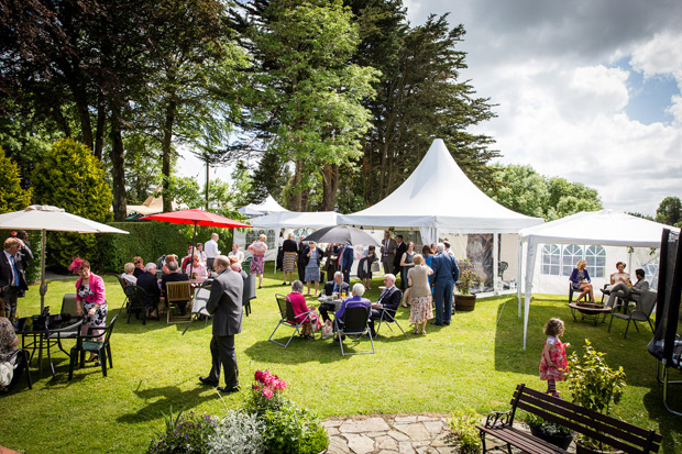 Laura and Johnny's DIY tipi backyard fun wedding by Claire Byrne Photography | onefabday.com