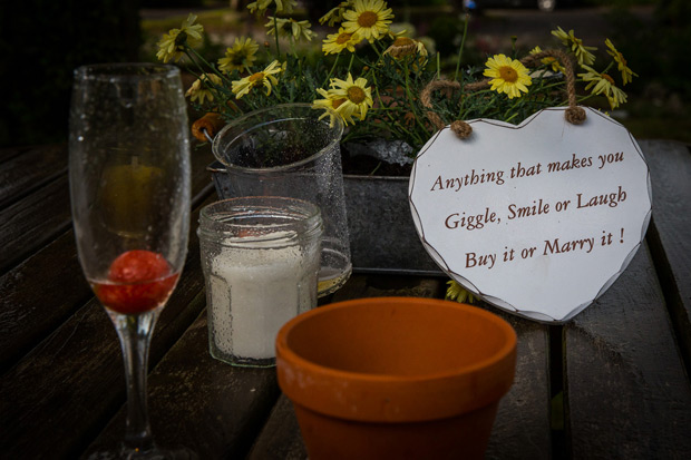 Laura and Johnny's DIY tipi backyard fun wedding by Claire Byrne Photography | onefabday.com