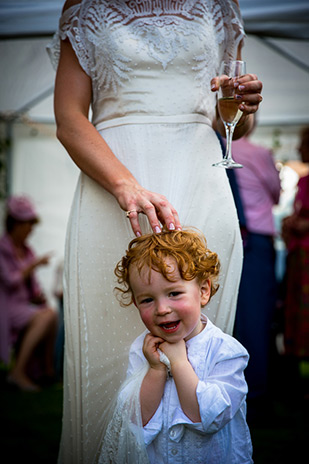 Laura and Johnny's DIY tipi backyard fun wedding by Claire Byrne Photography | onefabday.com